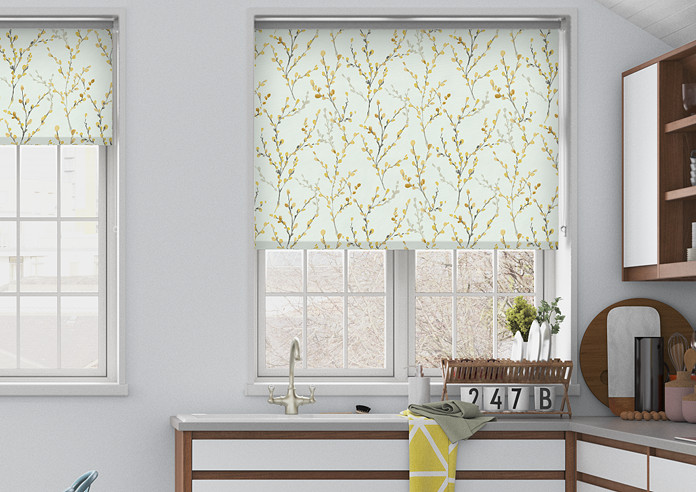 Catkin (Blackout), Ochre - Twist&Fit Roller Blind - Image 3